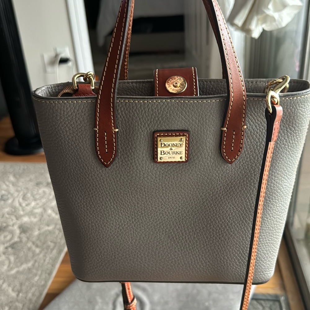 Dooney & Burke pebble grey Purse